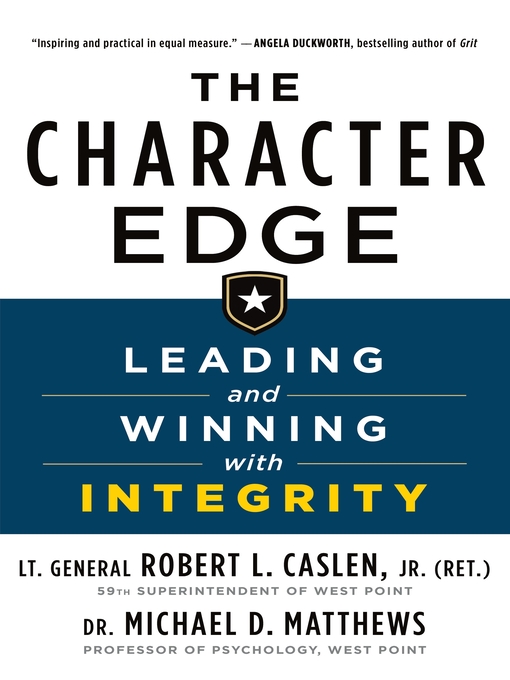 Title details for The Character Edge by Robert L. Caslen, Jr. - Available